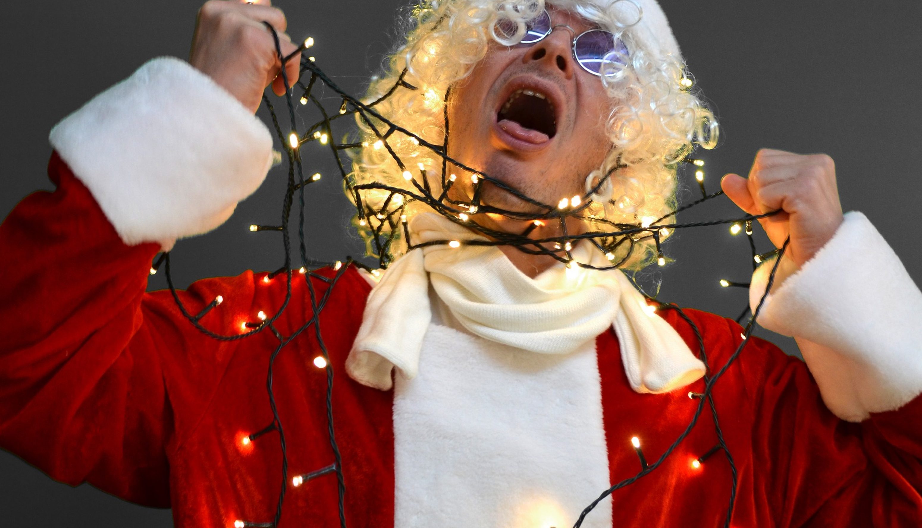 Was dem Weihnachtsmann so alles Komisches widerfahren kann...